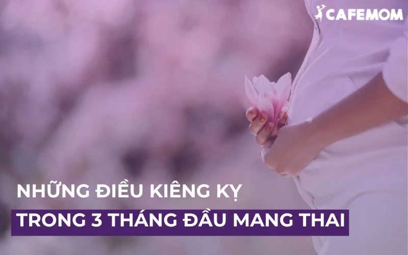 NHỮNG ĐIỀU KIÊNG KỴ TRONG 3 THÁNG ĐẦU MANG THAI MẸ BẦU NÊN BIẾT