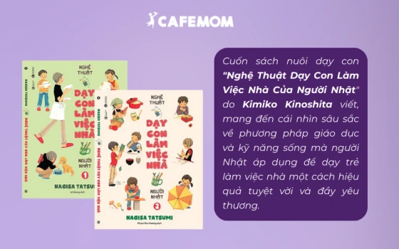 Nghệ thuật dạy con làm việc nhà của người Nhật