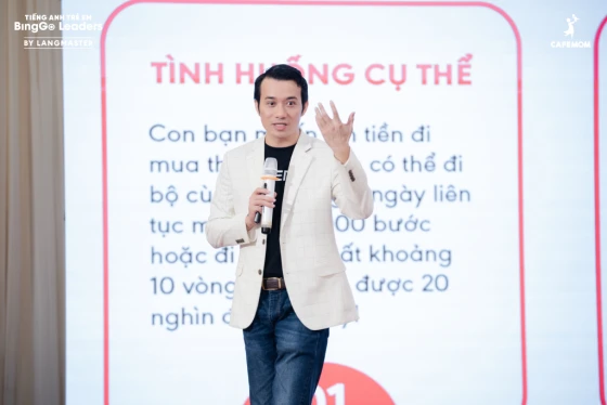 Hình ảnh diễn giả Tony Dzung tại sự kiện