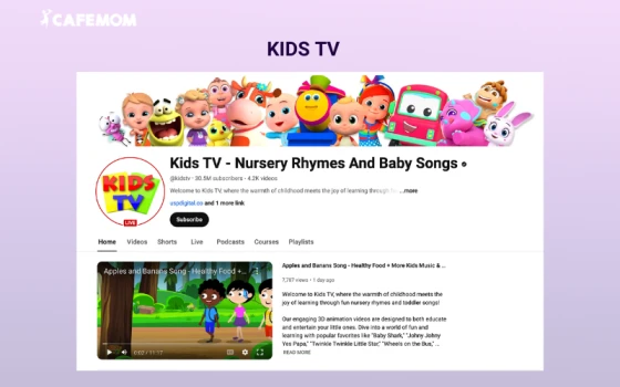 Kids TV - Kênh YouTube giáo dục dành cho trẻ em