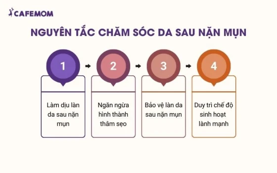 Nguyên tắc chăm sóc da sau nặn mụn bạn cần chú ý