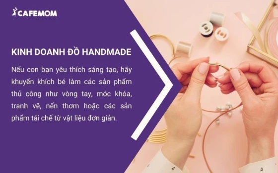 Bán đồ handmade là một ý tưởng sáng tạo và gần gũi