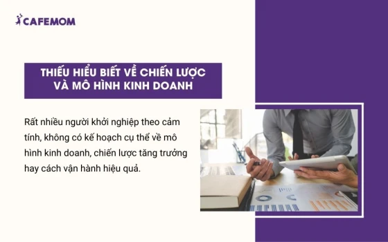 Thiếu hiểu biết về chiến lược và mô hình kinh doanh