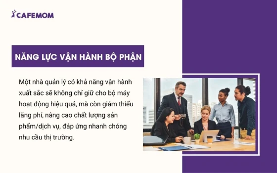 Năng lực vận hành bộ phận