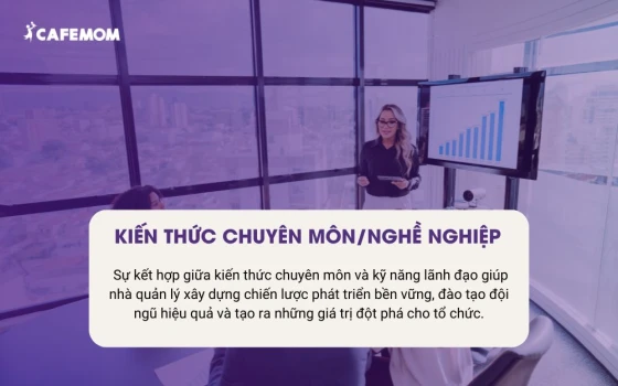 Kiến thức chuyên môn và kỹ năng lãnh đạo giúp nhà quản lý xây dựng chiến lược phát triển bền vững