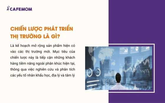 Chiến lược phát triển thị trường là kế hoạch mở rộng sản phẩm hiện có vào các thị trường mới