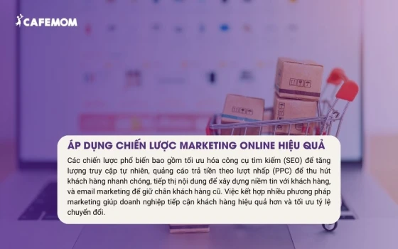 Áp dụng chiến lược marketing online hiệu quả