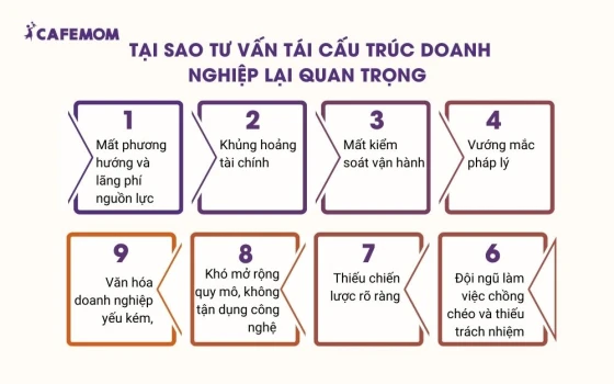 Tại sao tư vấn tái cấu trúc doanh nghiệp lại quan trọng