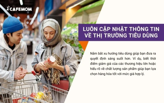 Luôn cập nhật thông tin về thị trường tiêu dùng