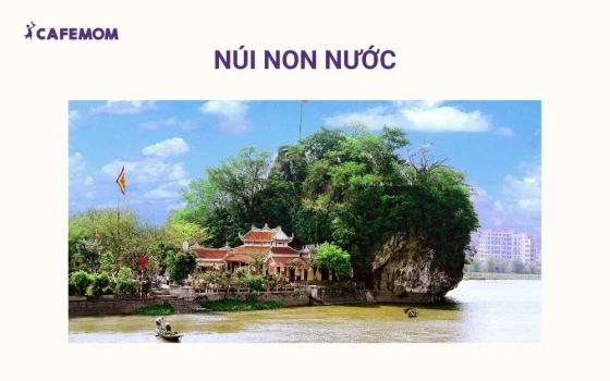 Núi non nước tọa lạc ngay bên bờ sông Đáy